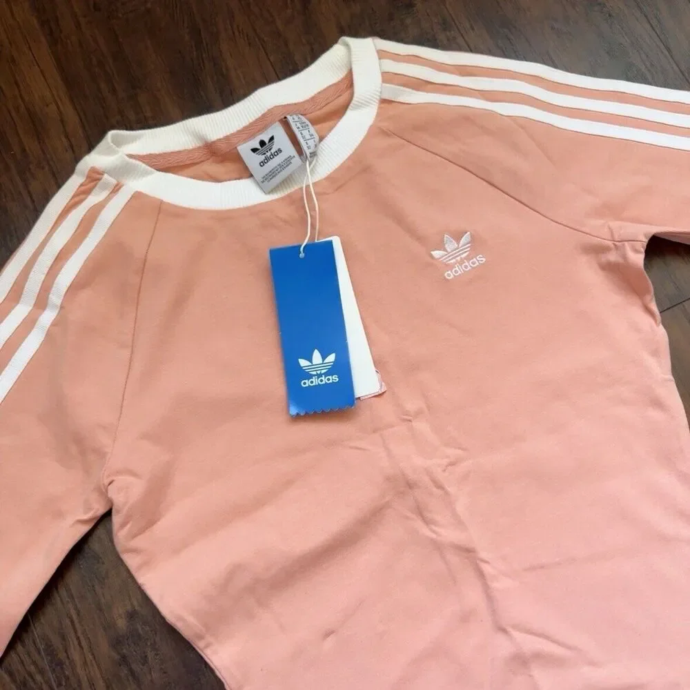 Adidas Originals Womens 3-Stripes Dress dust pink DV2565 - Picture 13 of 16